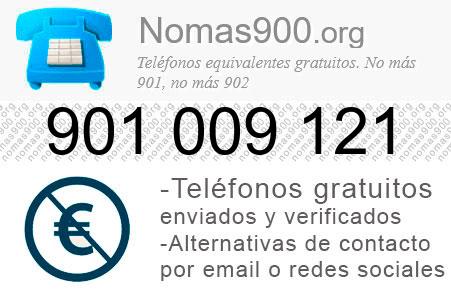 Teléfono 901009121