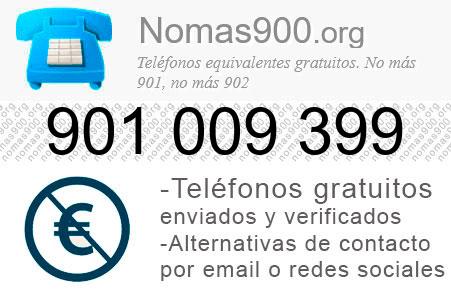 Teléfono 901009399