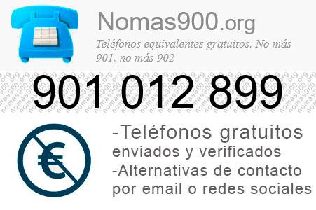 Teléfono 901012899