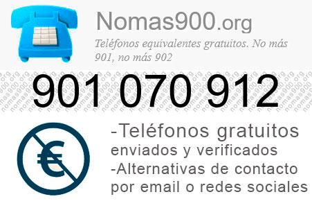 Teléfono 901070912