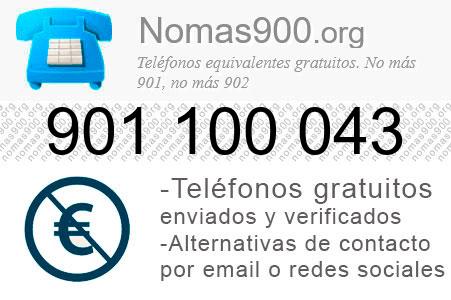 Teléfono 901100043