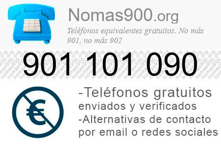 Teléfono 901101090