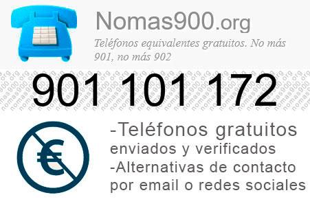 Teléfono 901101172