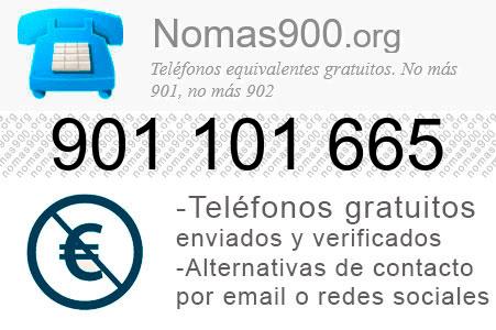 Teléfono 901101665