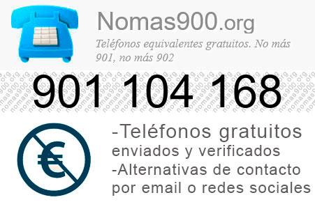 Teléfono 901104168