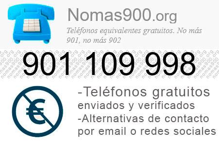 Teléfono 901109998