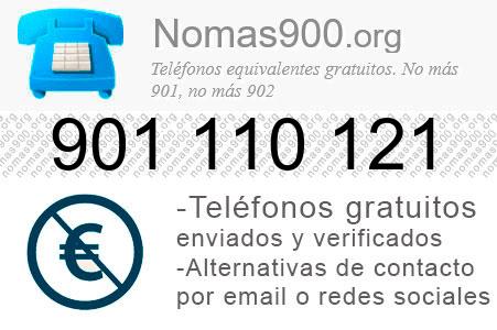 Teléfono 901110121