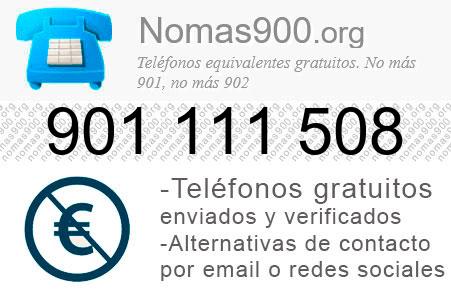 Teléfono 901111508