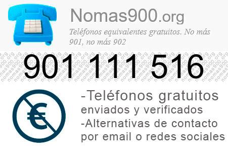 Teléfono 901111516