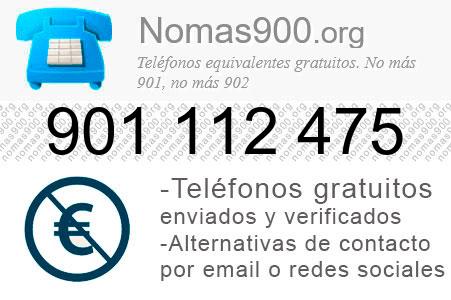 Teléfono 901112475