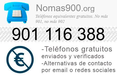 Teléfono 901116388