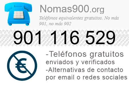 Teléfono 901116529