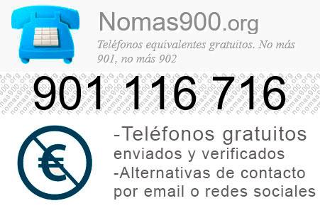 Teléfono 901116716