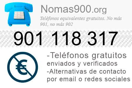 Teléfono 901118317