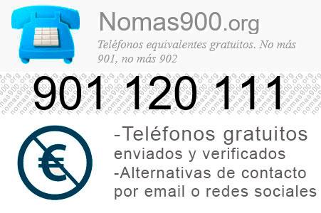 Teléfono 901120111