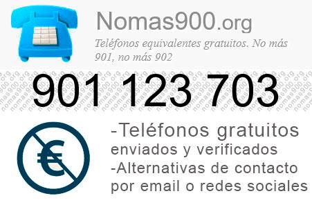 Teléfono 901123703