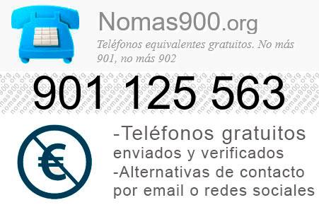 Teléfono 901125563