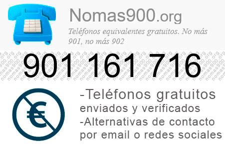 Teléfono 901161716