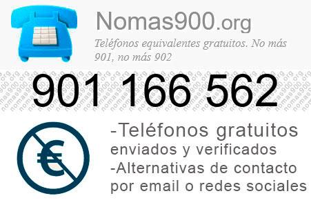 Teléfono 901166562