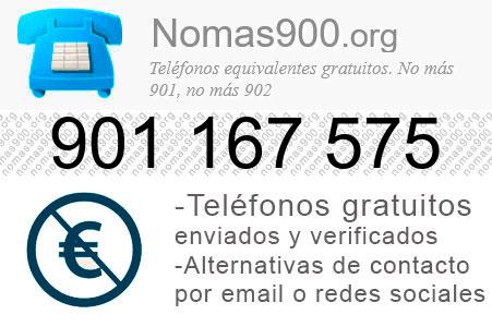 Teléfono 901167575