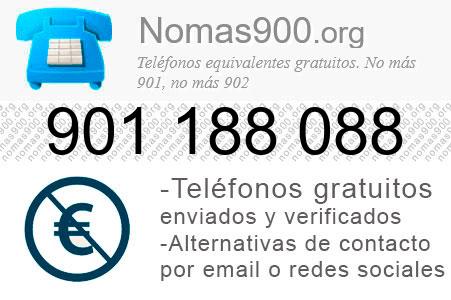 Teléfono 901188088