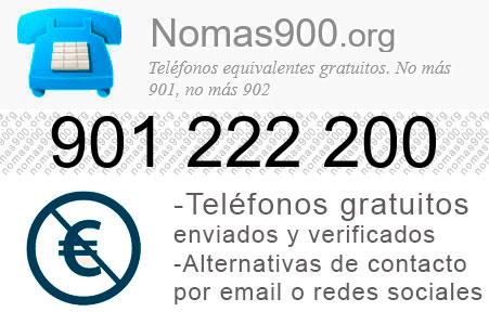 Teléfono 901222200