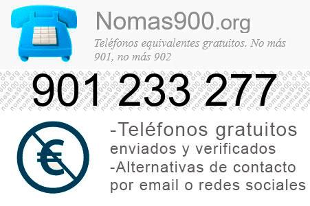 Teléfono 901233277