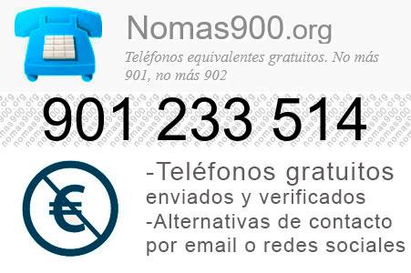 Teléfono 901233514