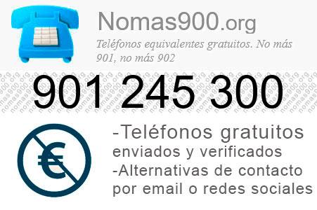 Teléfono 901245300