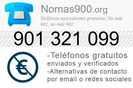 Teléfono 901321099