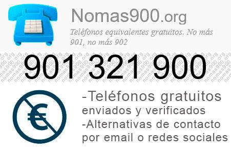 Teléfono 901321900