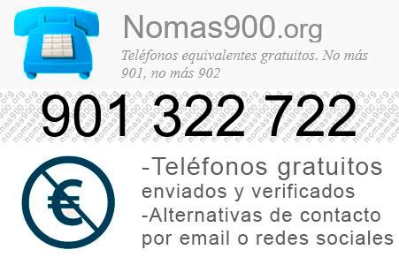 Teléfono 901322722