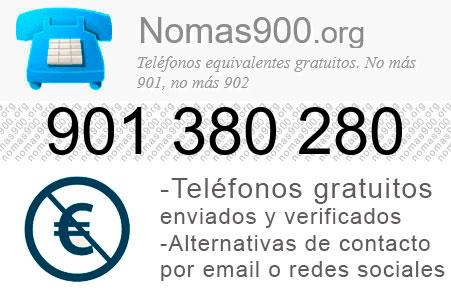 Teléfono 901380280