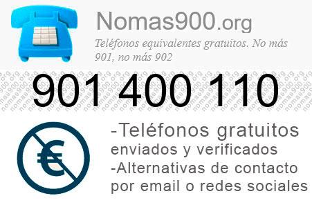 Teléfono 901400110