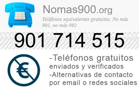 Teléfono 901714515