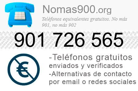 Teléfono 901726565