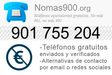 Teléfono 901755204