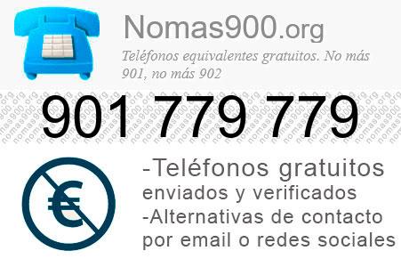 Teléfono 901779779