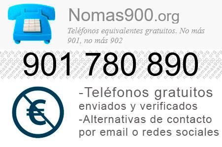 Teléfono 901780890