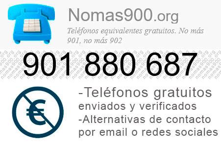 Teléfono 901880687