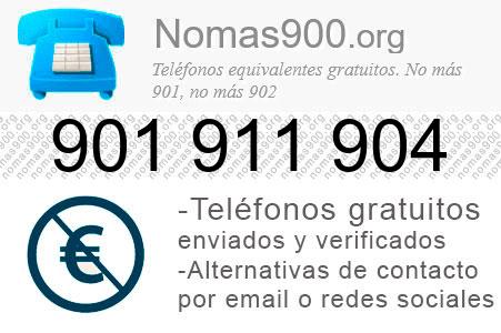 Teléfono 901911904