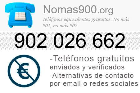 Teléfono 902026662