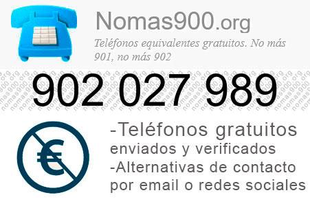 Teléfono 902027989