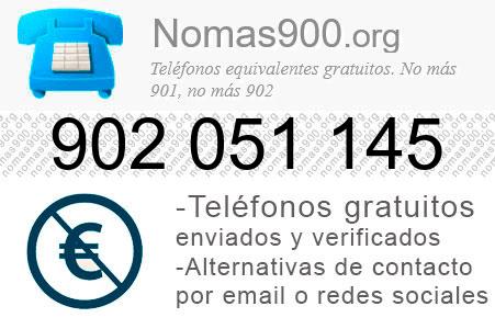 Teléfono 902051145