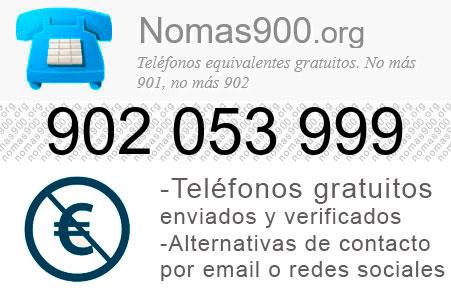 Teléfono 902053999