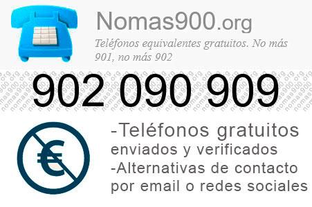 Teléfono 902090909