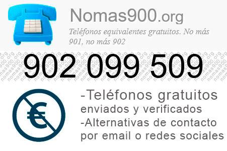 Teléfono 902099509