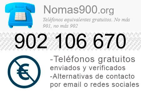 Teléfono 902106670