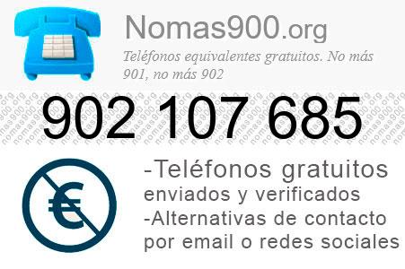 Teléfono 902107685