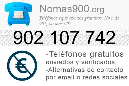 Teléfono 902107742